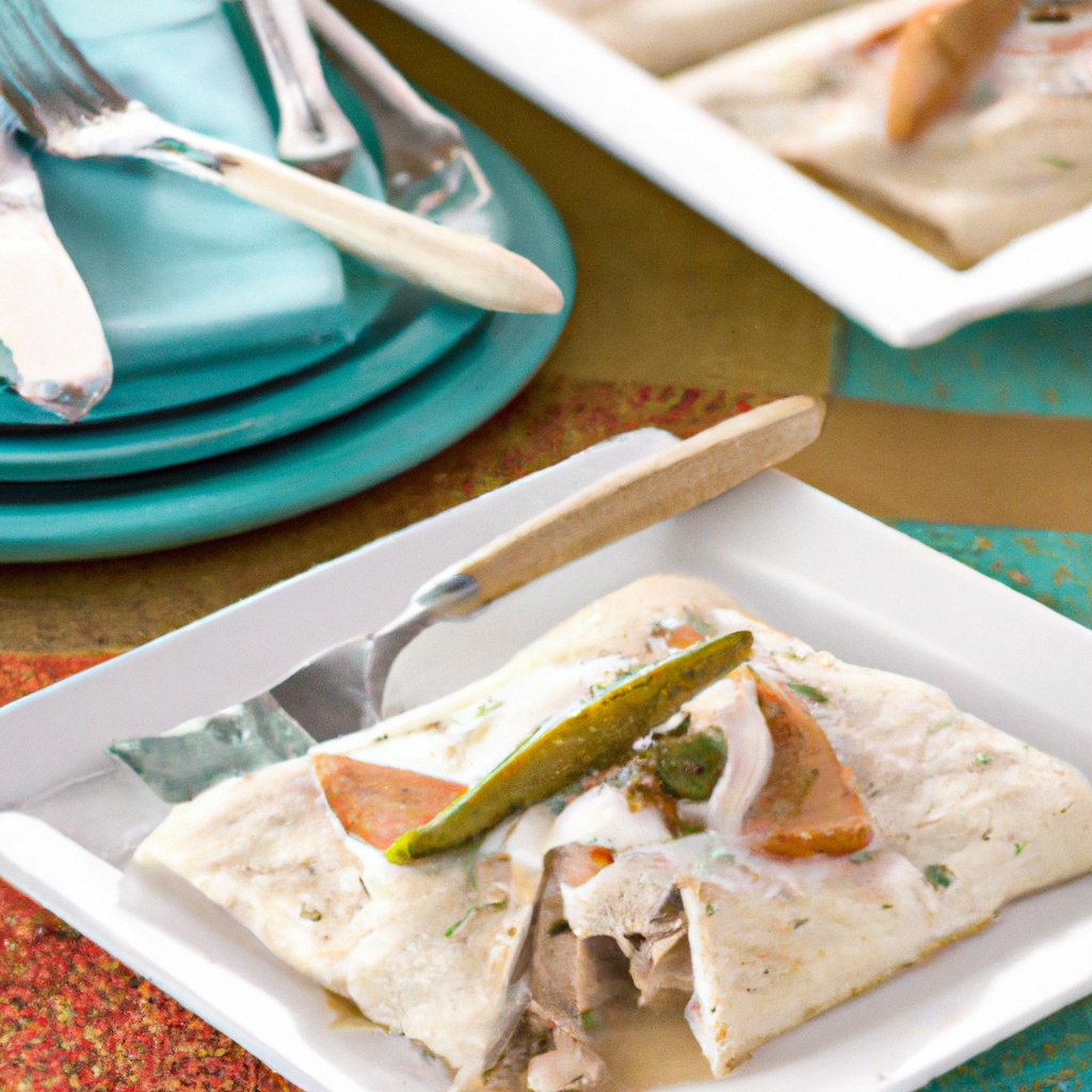 Sour Cream-Less Sour Cream Enchiladas