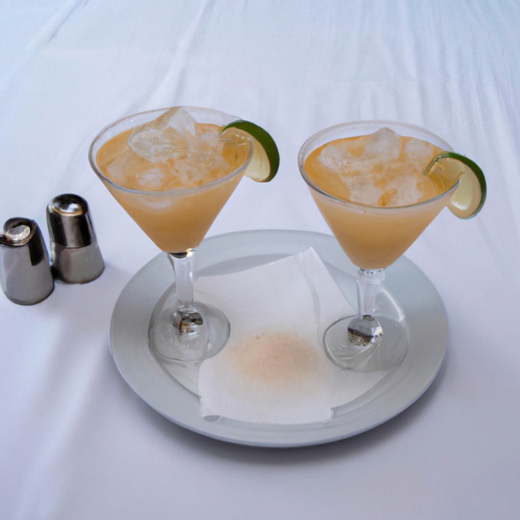 Ginger Margaritas on the Rocks