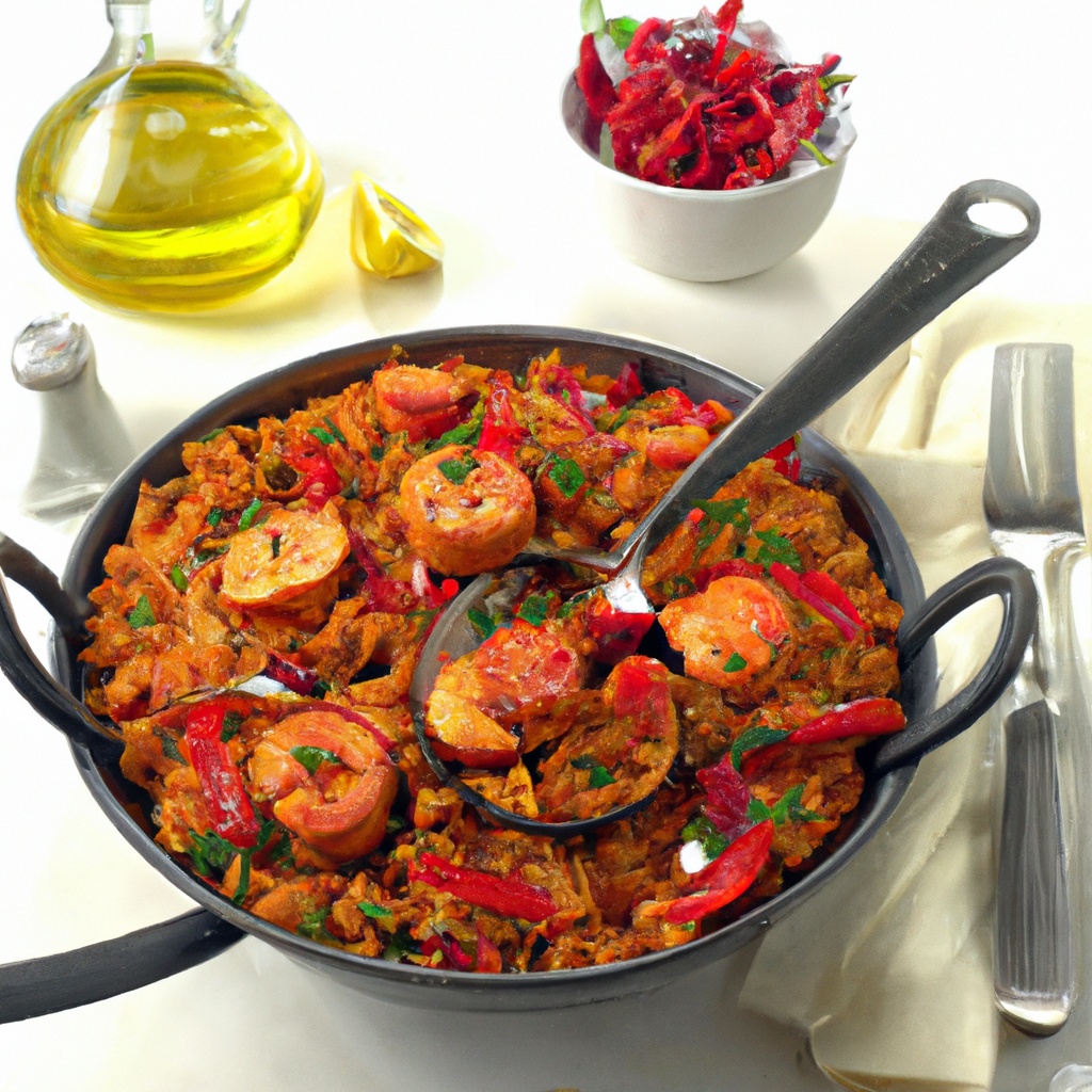 Low-Carb Chicken & Chorizo Paella