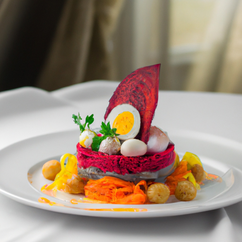 Silodka Pod Shuboy:  Herring, Potato, Beet Salad