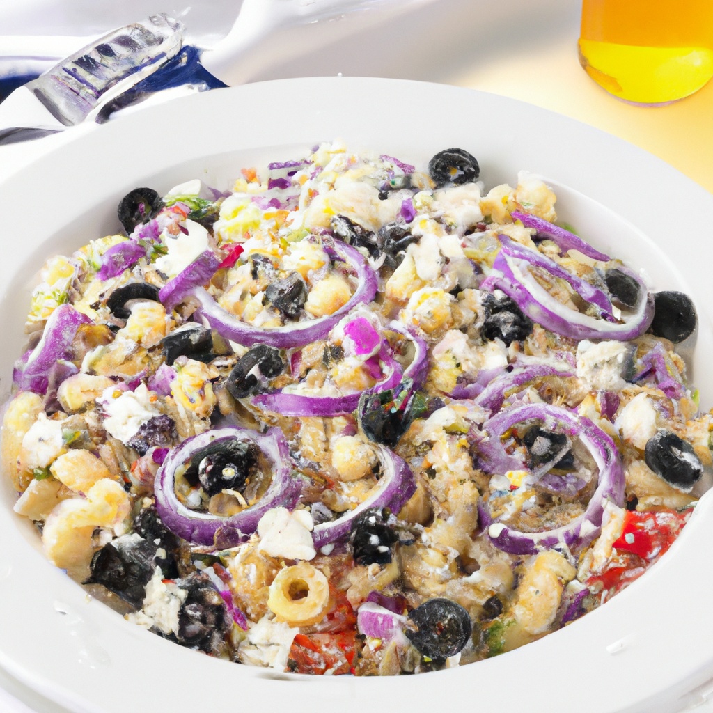Confetti Greek Pasta Salad
