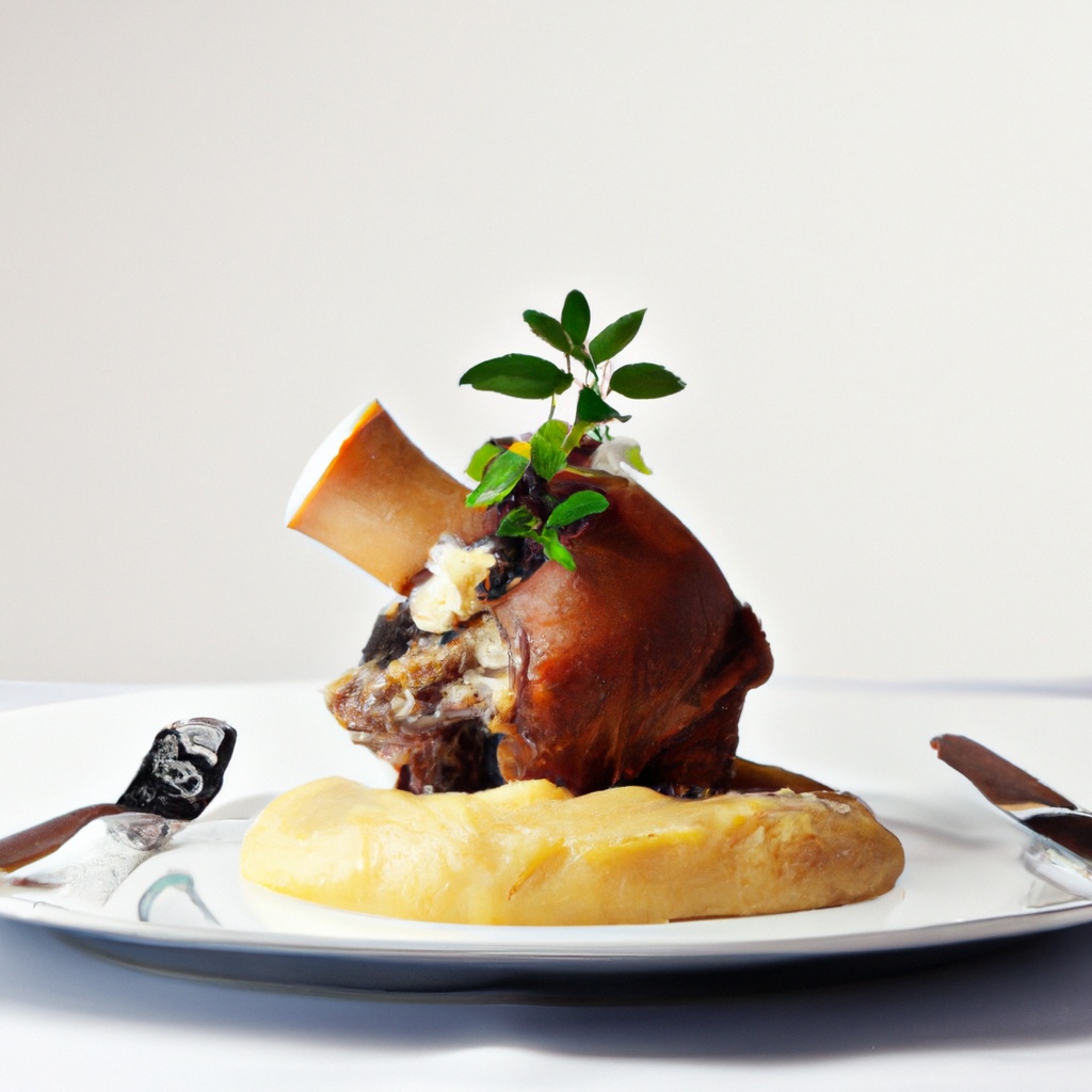 Knuckle of pork with mashed swedes (Flasklagg med rotmos)