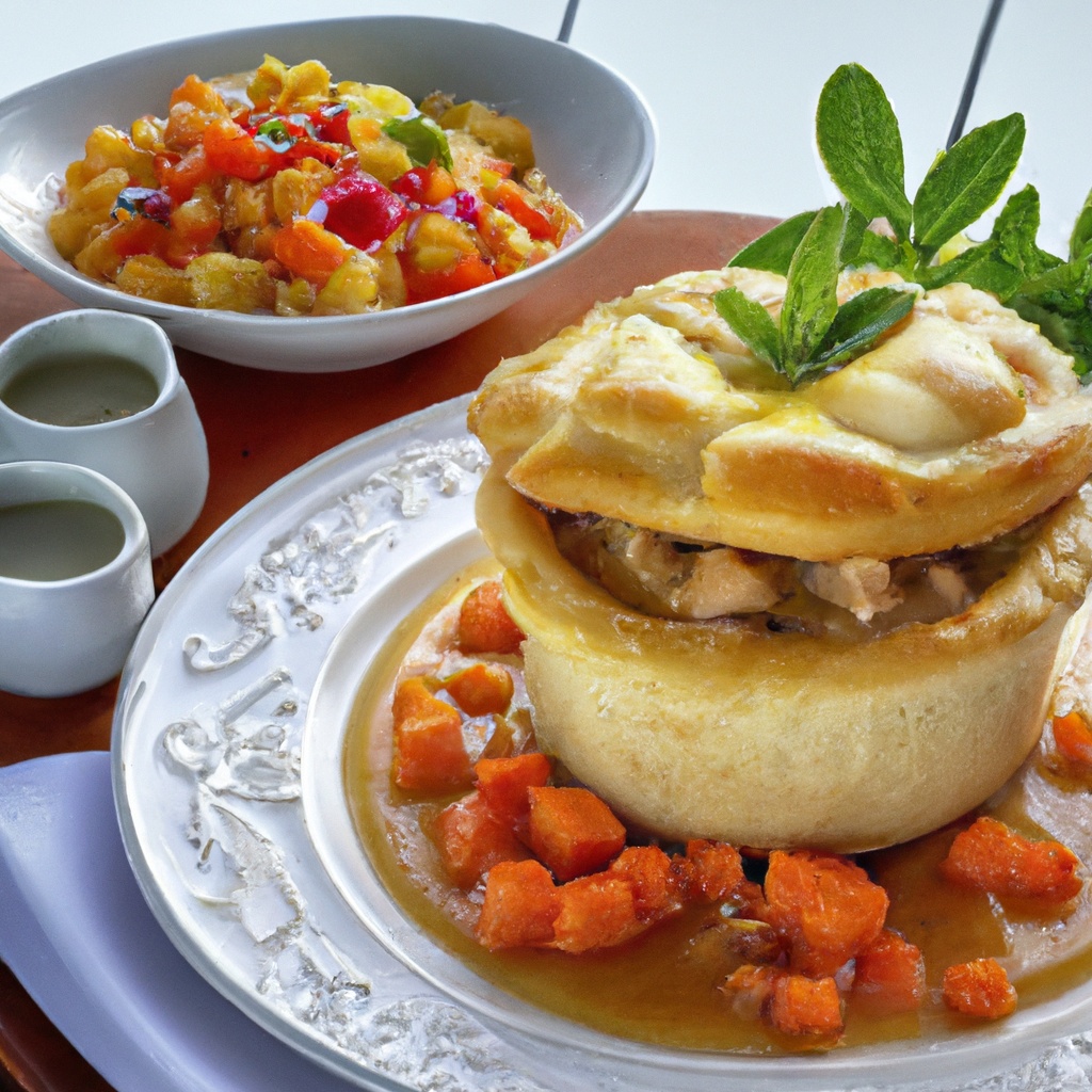 Hoender Pastei ( Boer Chicken Pie )