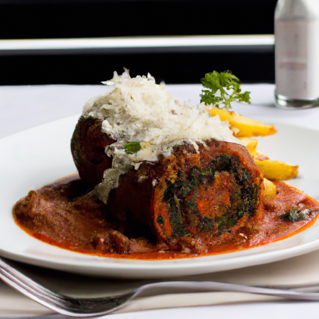 Jenner’s Succulent Braciola, Italian Rolled Beef in Tomato Sauce