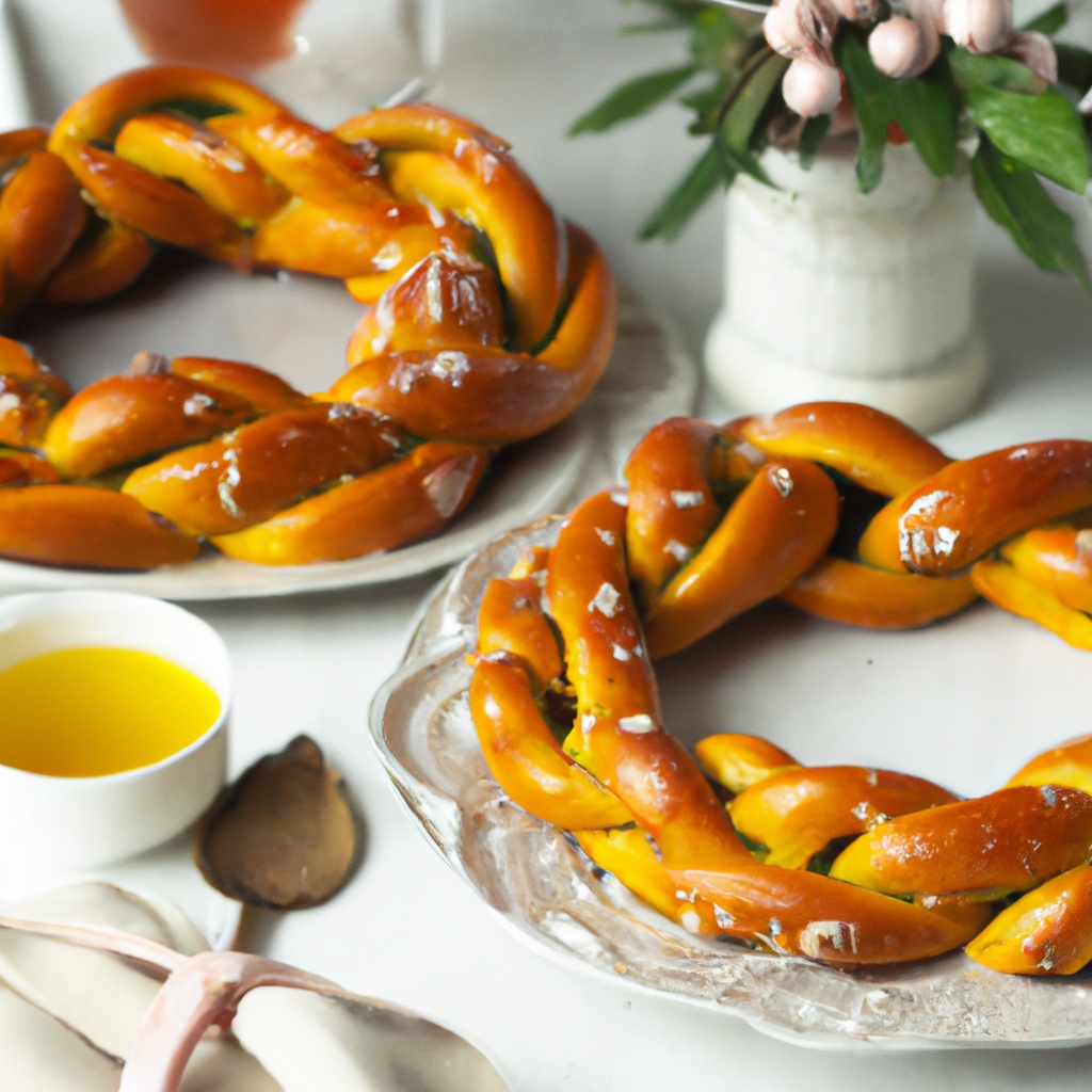 Scandinavian Saint Lucia Wreath and Buns (Sahramileipa, Saffrans
