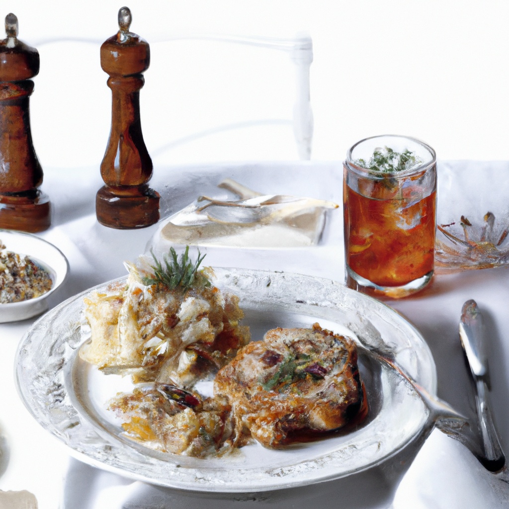 German Pork Chops With Sauerkraut from the Gehos