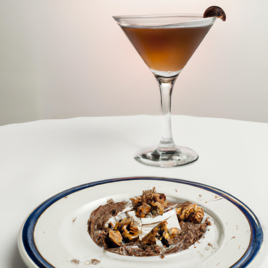 Walnut Brownie Martini