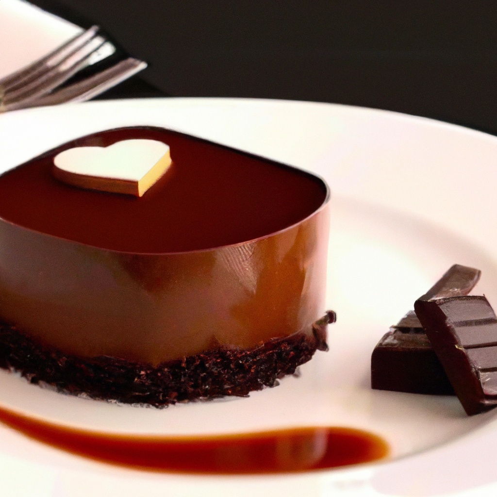 Burning Love Chocolate Cream Cake