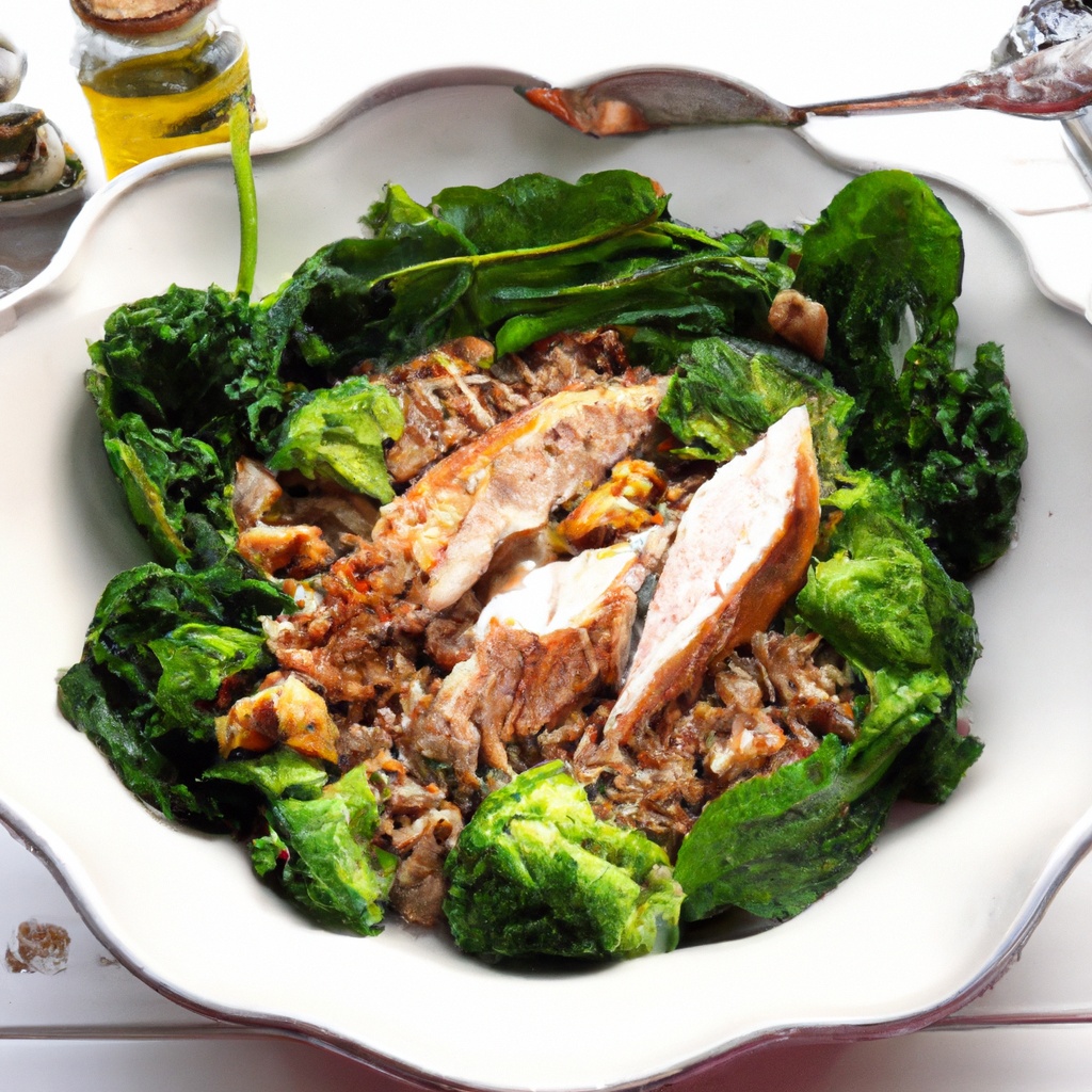 Tuscan Grain Bowl With Grilled Chicken and Broccolini