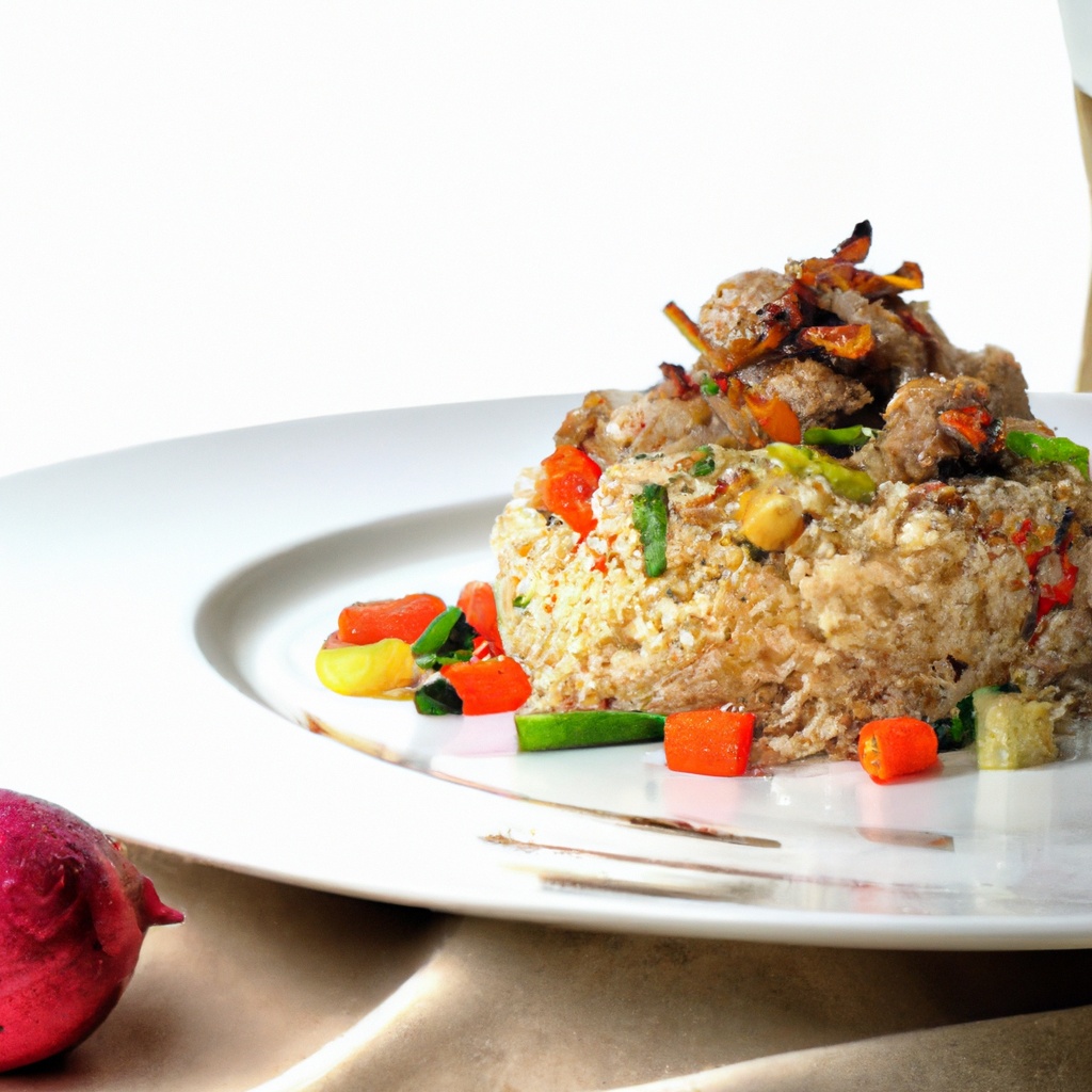 5-Vegetable Fried Rice With 5-Spice Pork