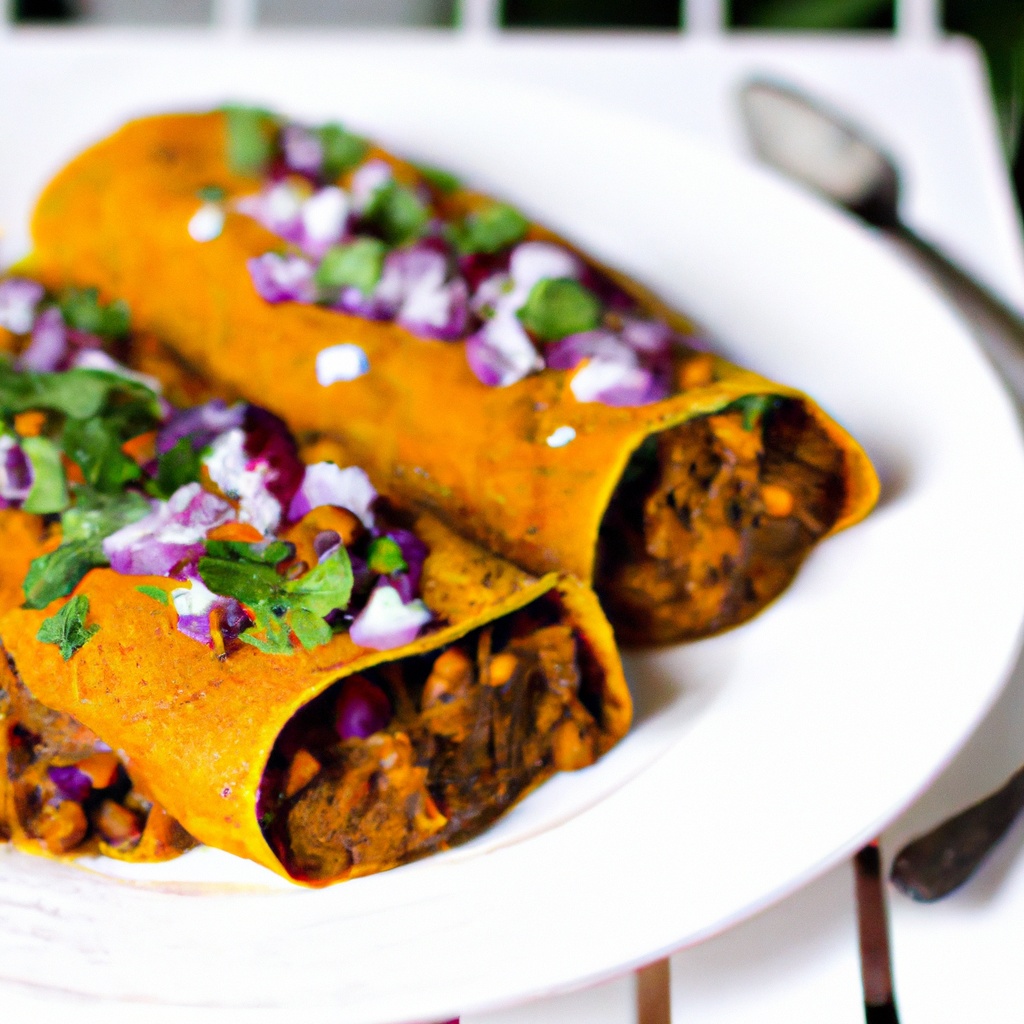 Addictive Sweet Potato Burritos