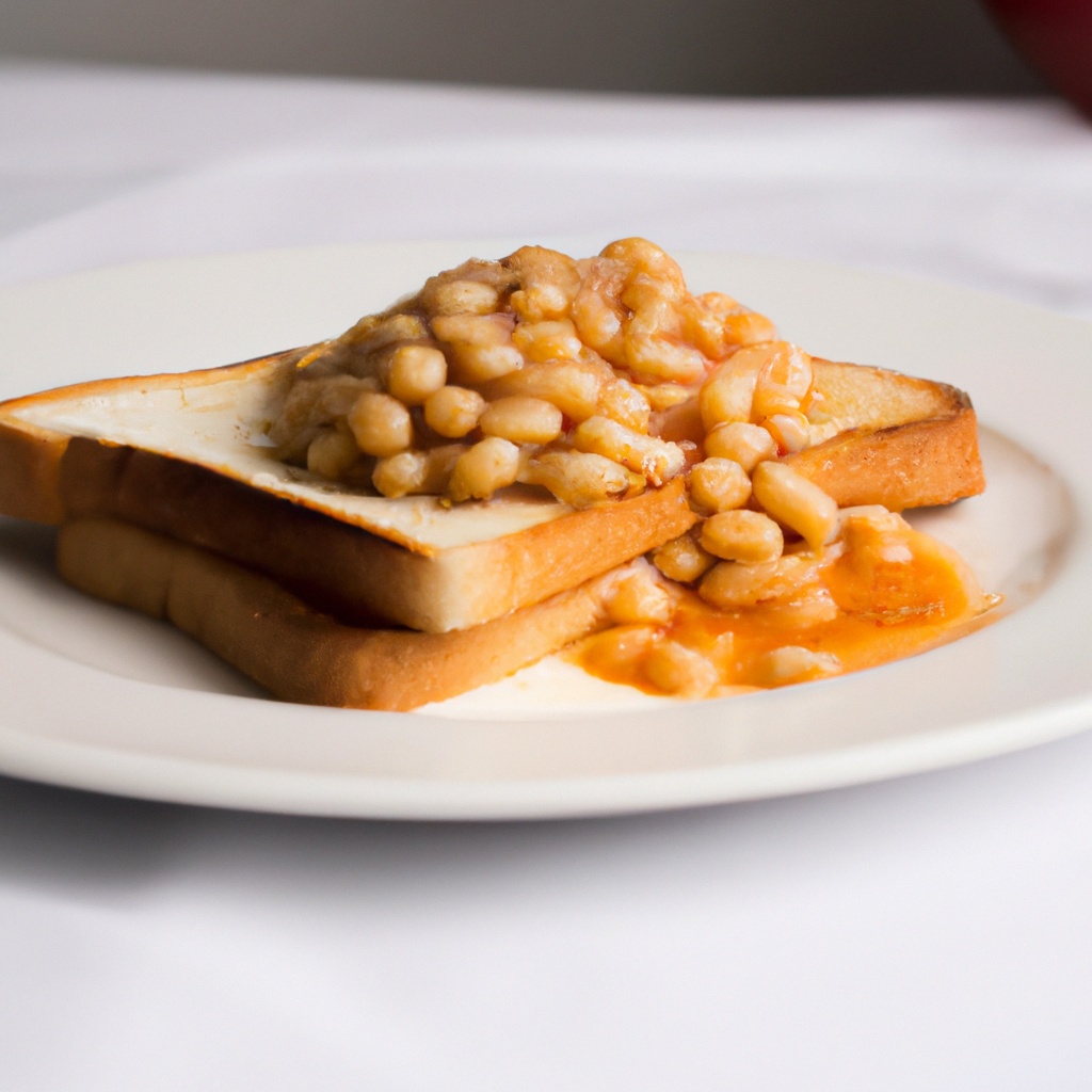 Baked Beans on Toast Au Fromage