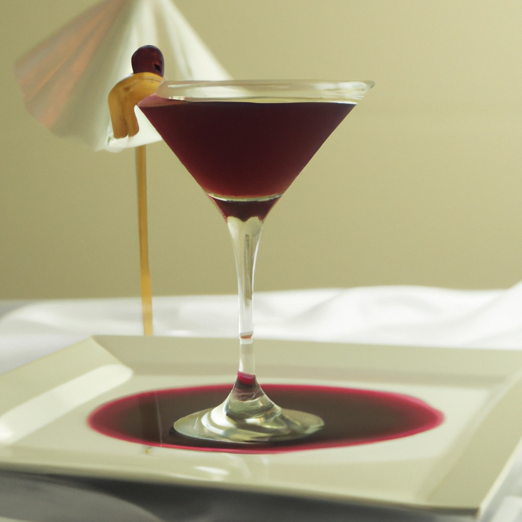 French Chambord Martini