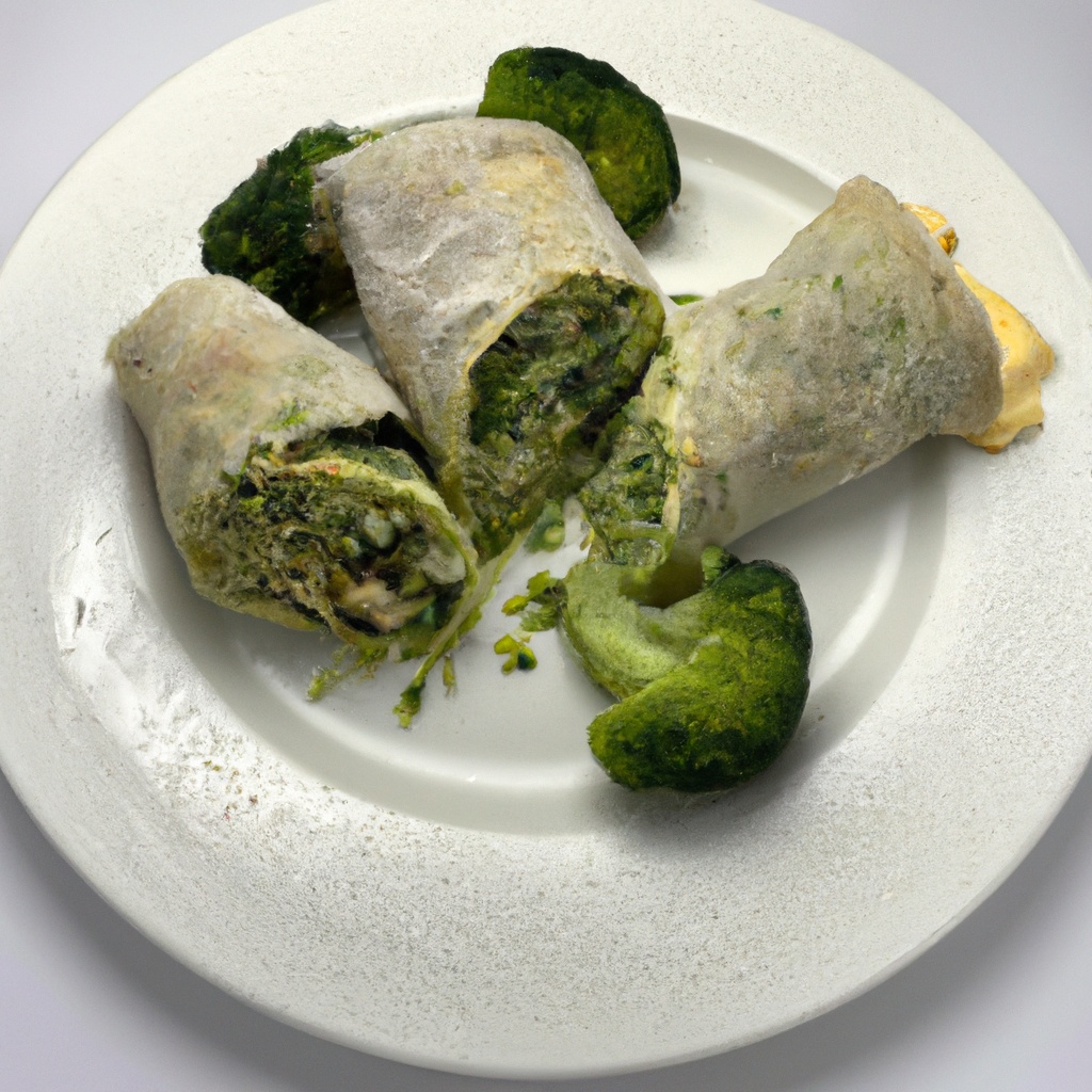 Broccoli “souffle” Breakfast Burritos
