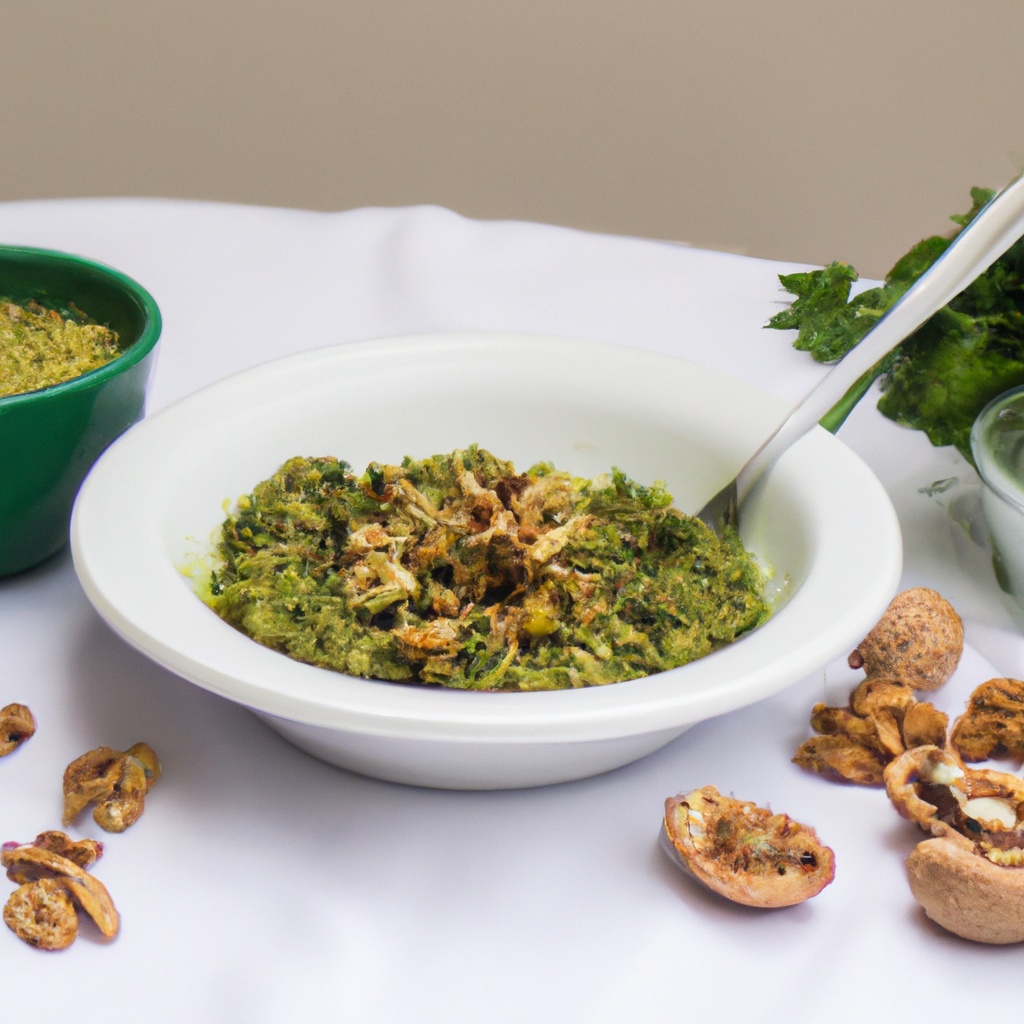 Cilantro Walnut Pesto