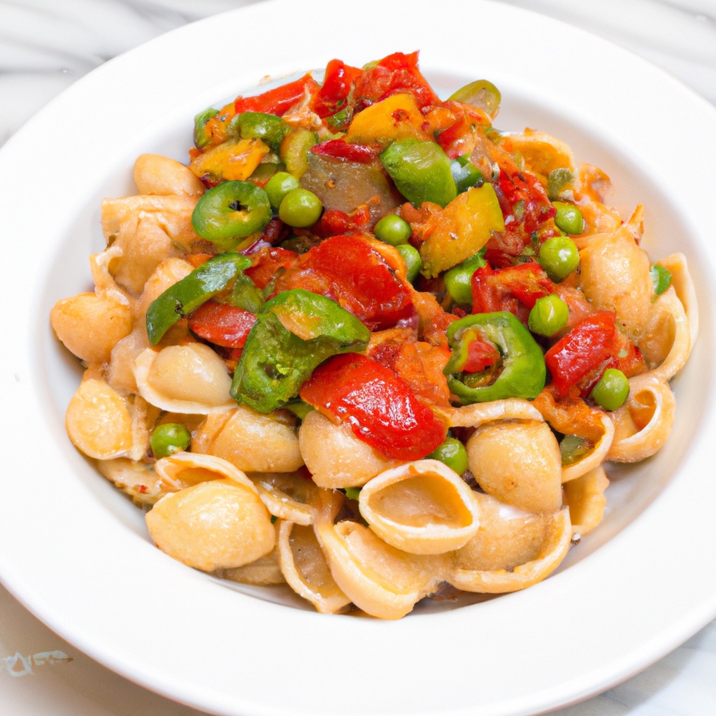 Tex-Mex Pasta With Tomatoes and Fava Beans