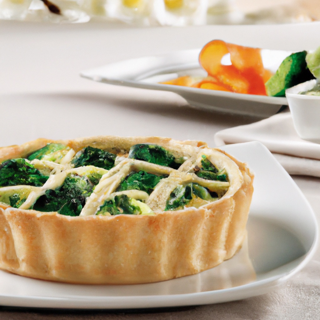 Swiss, Broccoli, and Salmon Pie