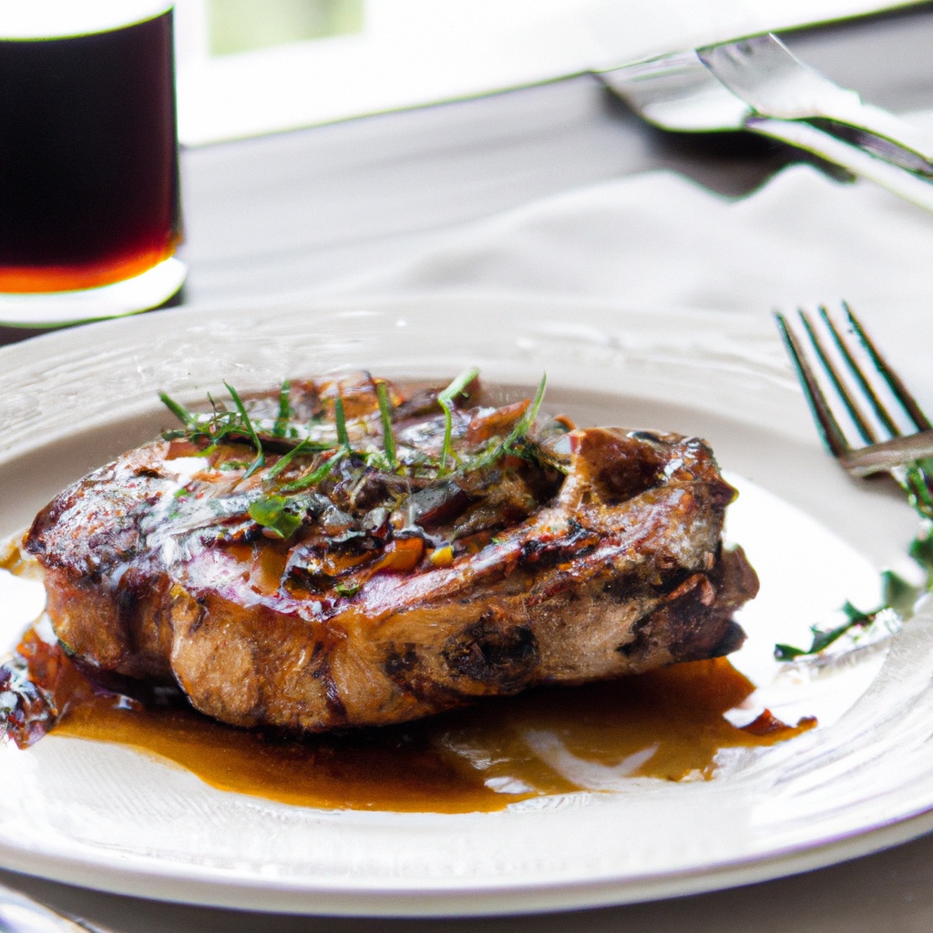 Herb Balsamic Pork Chops
