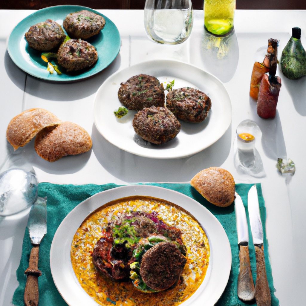 Moroccan Kefta Burgers