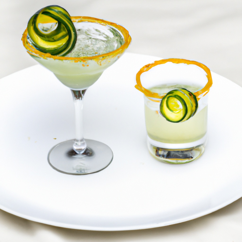 Jalapeno-Cucumber Margaritas