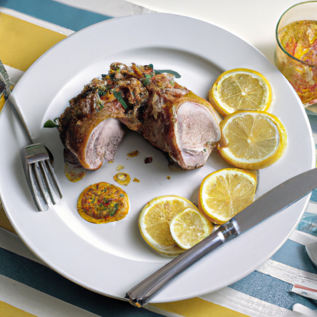 Portuguese Pork With Lemon