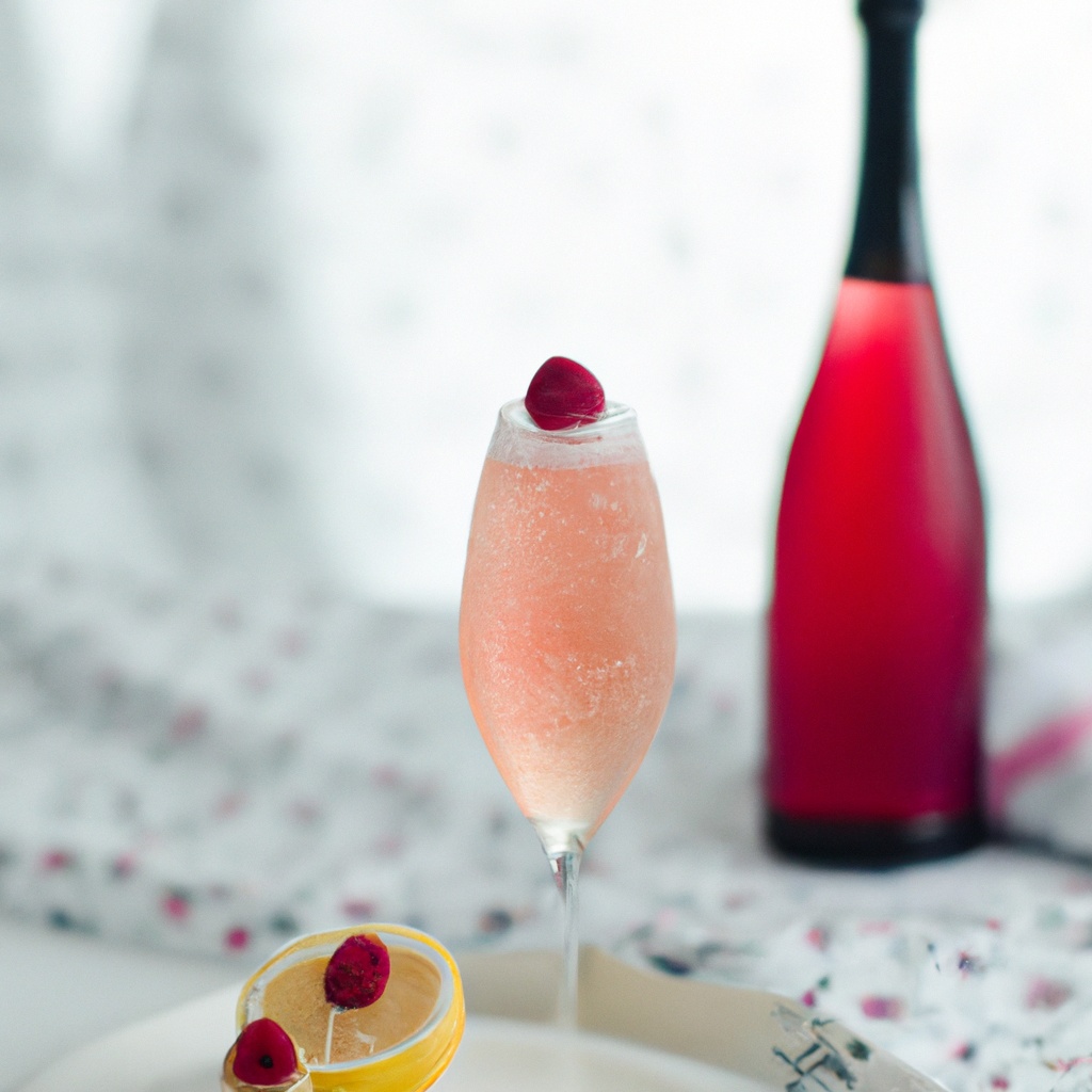 Raspberry-Lemon Prosecco Cocktail