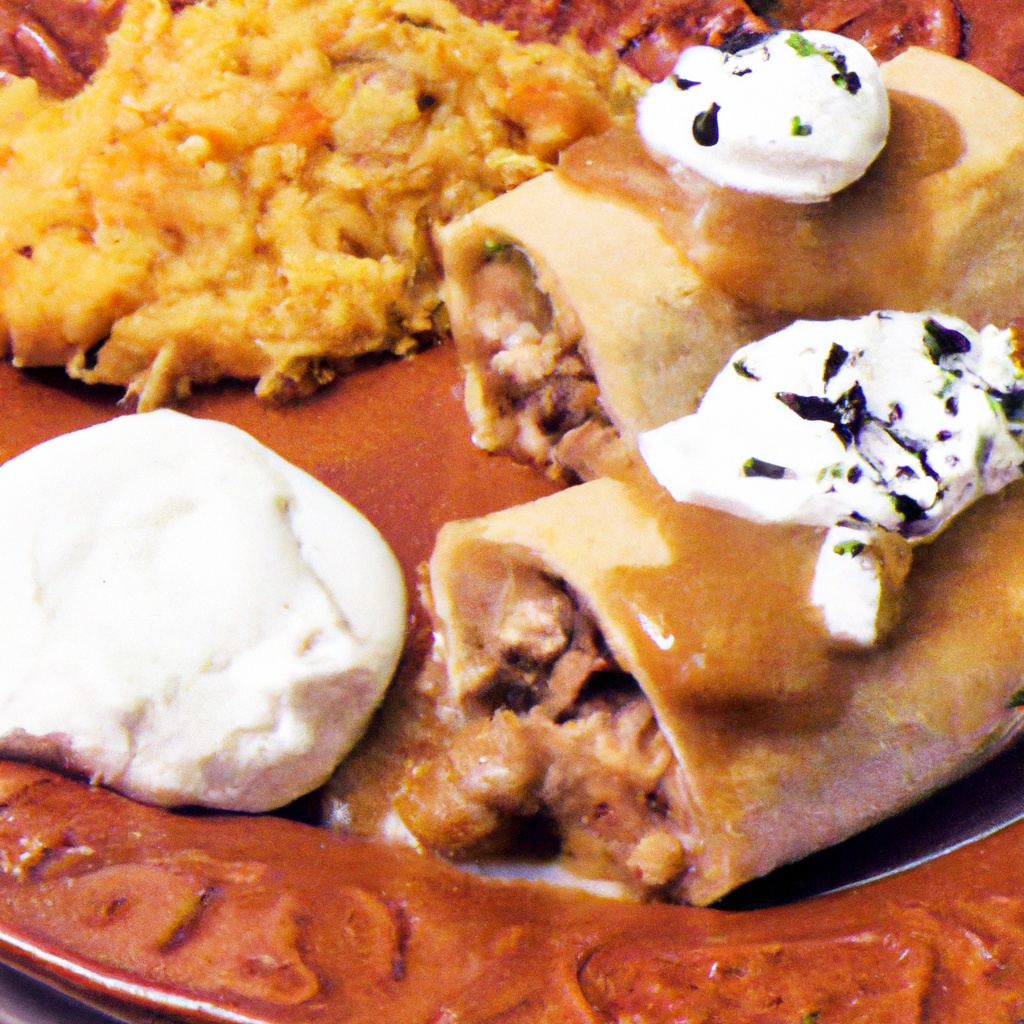 Pressure Cooker Pork Enchiladas