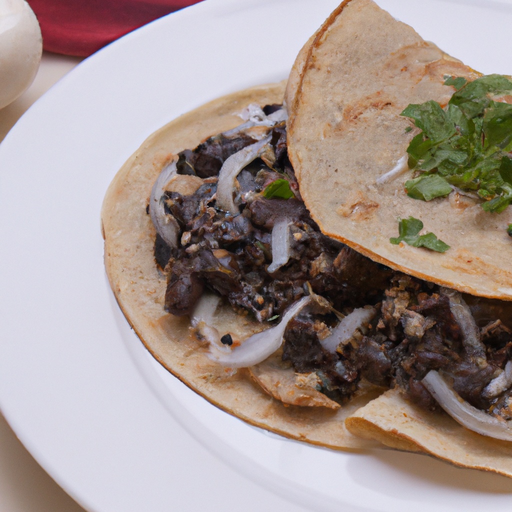 Mushroom and Black Bean Quesadillas