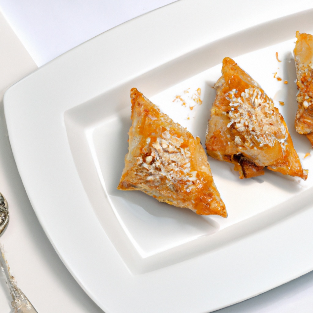 Samsa – Tunisian Almond and Sesame Phyllo Pastries