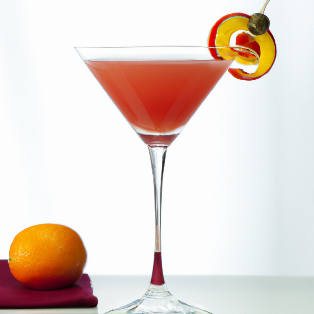 French Cosmopolitan With Mandarin Orange