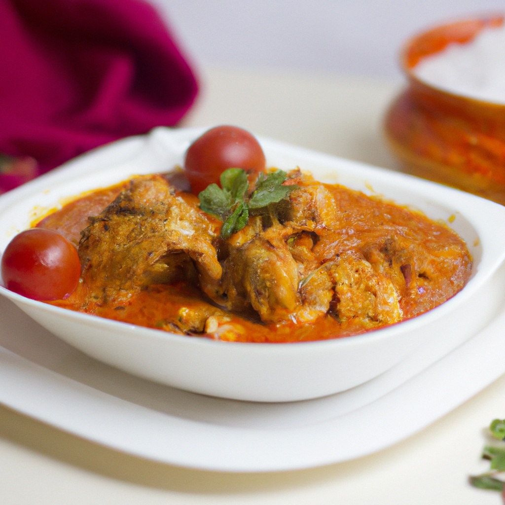 Chicken Curry With Tomatoes (Murgha Kari)
