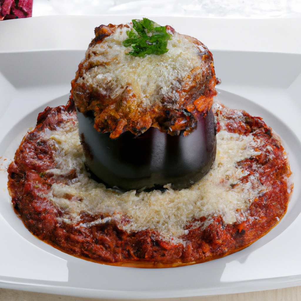 Grilled (Then Baked) Eggplant Parmesan