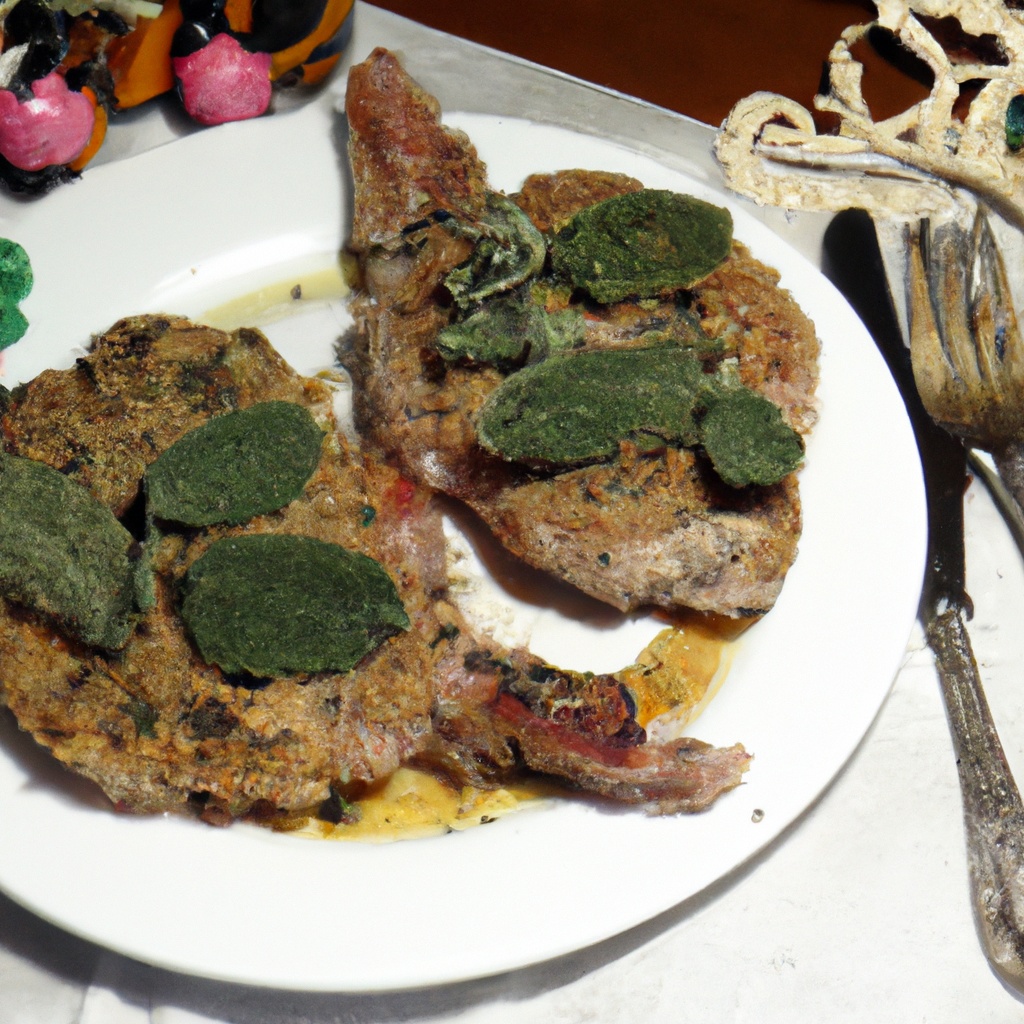 Porks Chops Florentine Style from Florencia