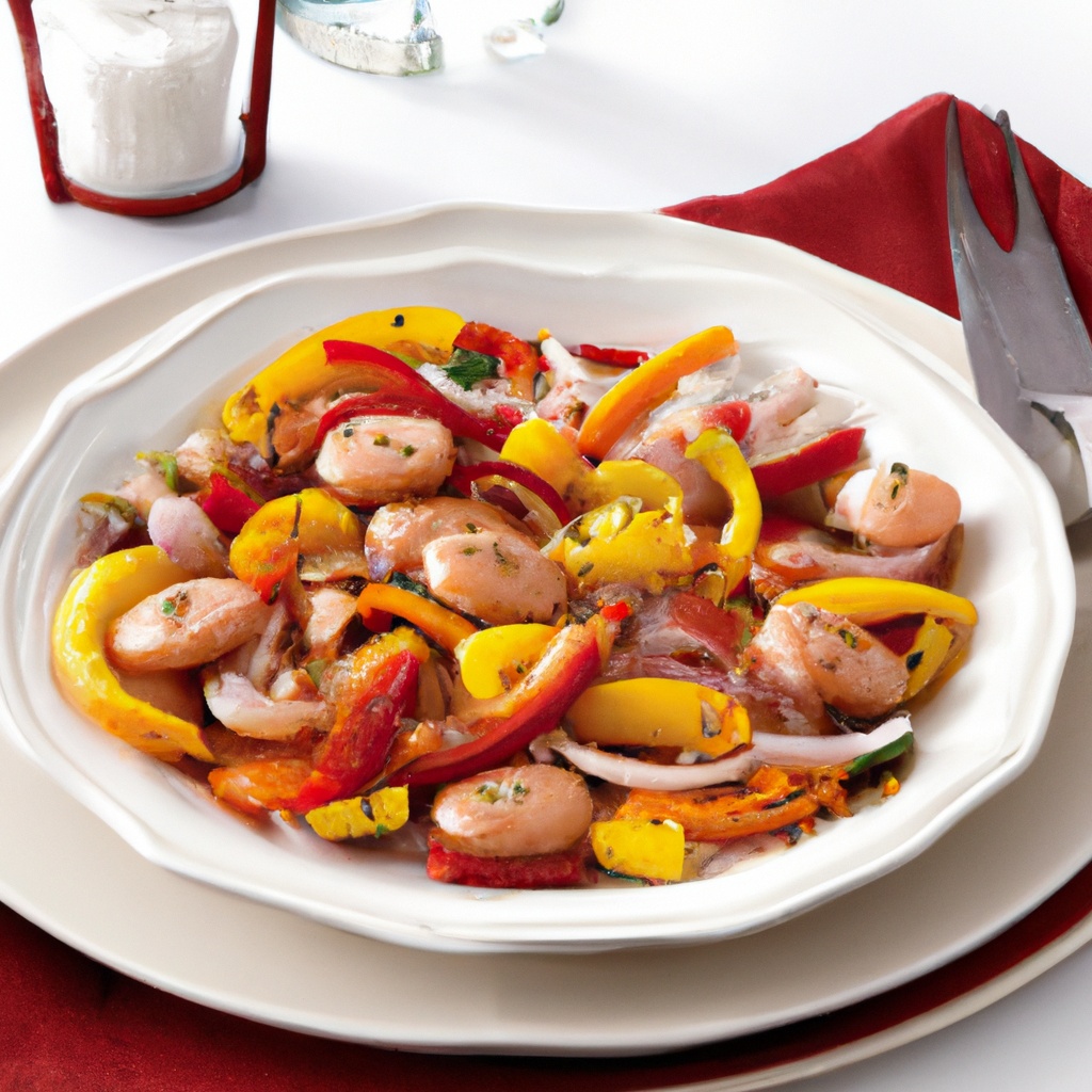 Shrimp and Turkey Sausage Stir-Fry – Recipe Wise
