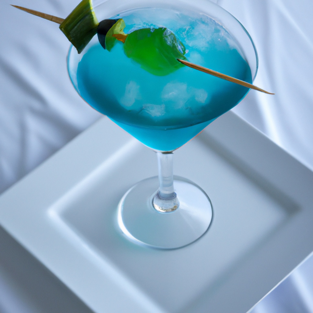 Mexican Blue Martini