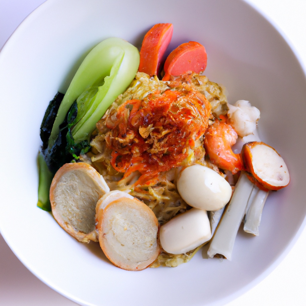 Malaysian Noodles With Seafood & Sausage