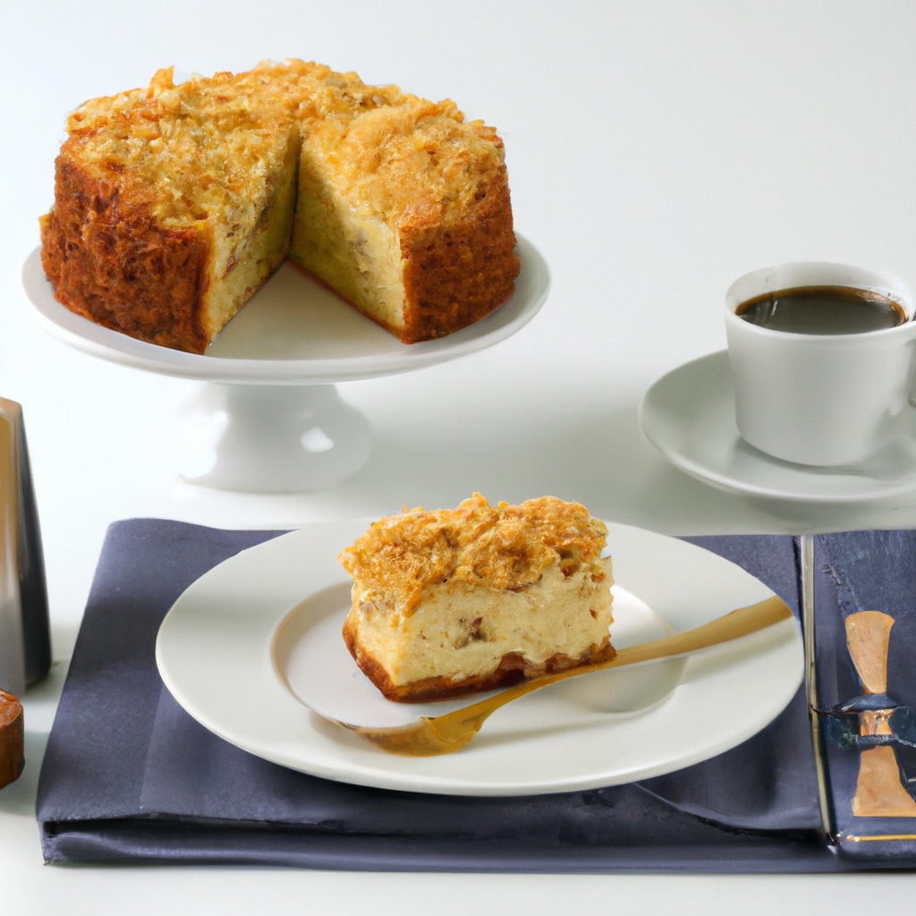 Cheddar Streusel Coffee Cake