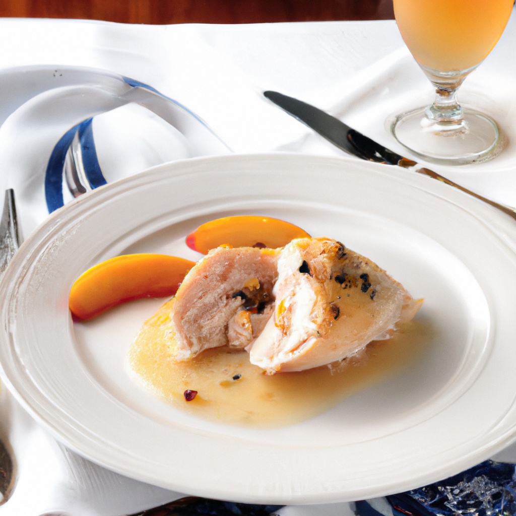 Georgia Chicken With Peach Sauce