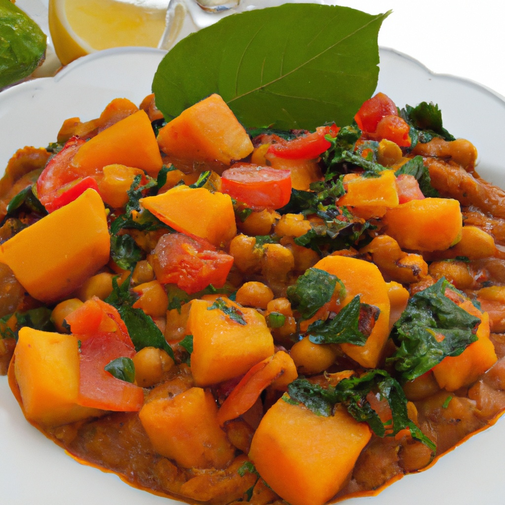 Spicy Sweet Potato and Lentil Curry