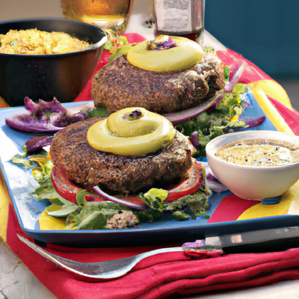 Morrocan Burgers With Spicy Mayo