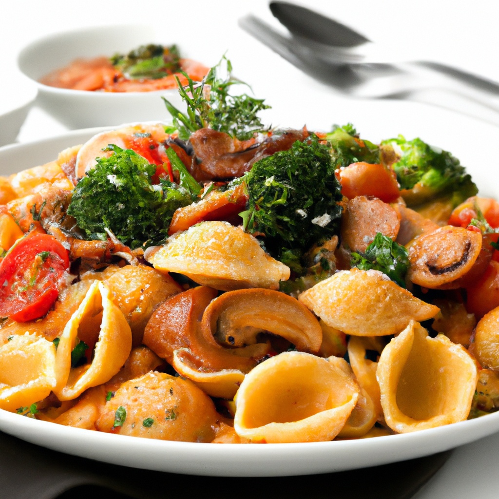Spicy Chicken Orecchiette