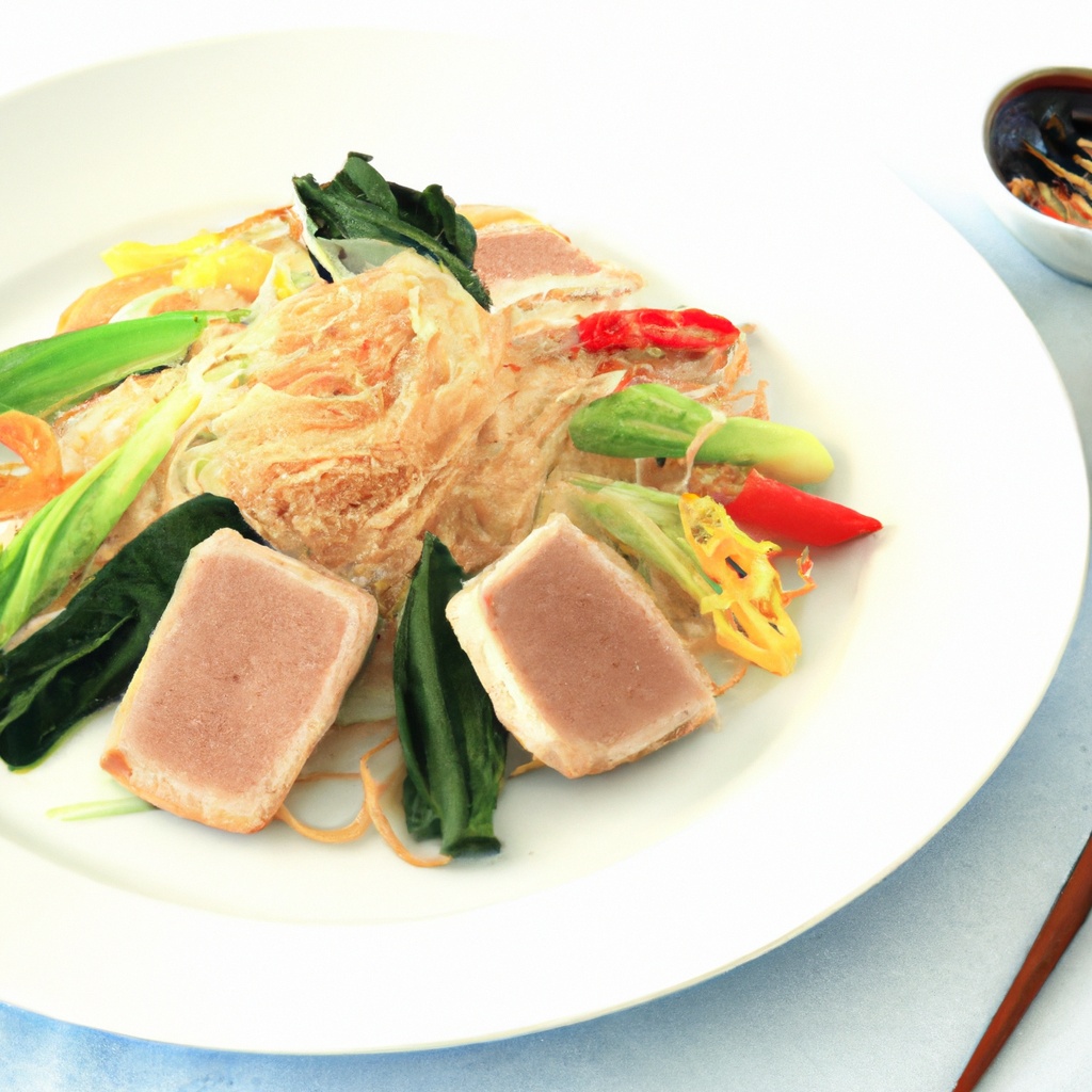 Okinawa Stir-Fried Somen Noodles With Tuna (Somen Chanpuru)