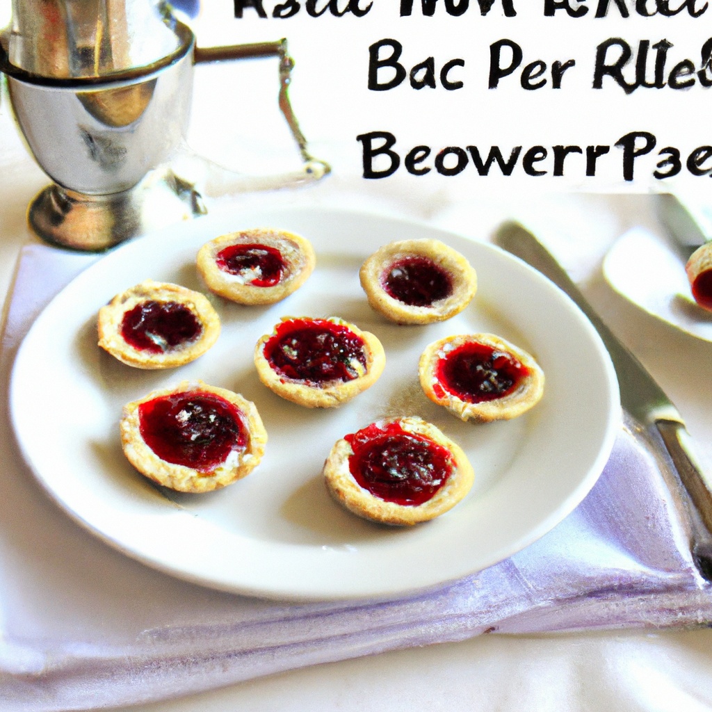 Raspberry Linzer Cookie Cups