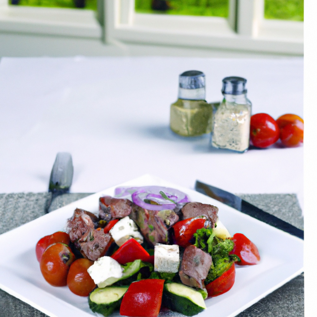 Beef Skewers & Greek Salad (21 Day Wonder Diet: Day 18)