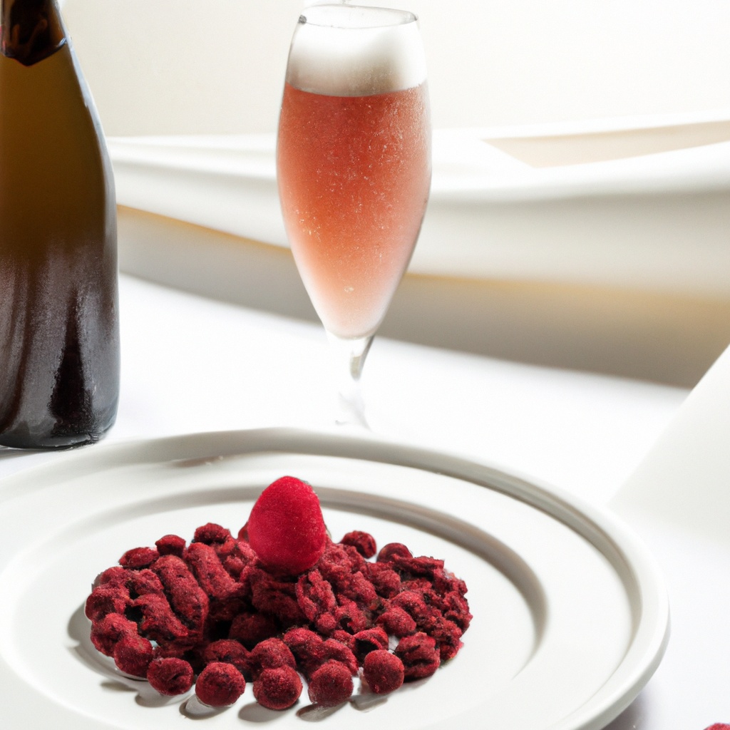 Raspberry Beer & Champagne Cocktail