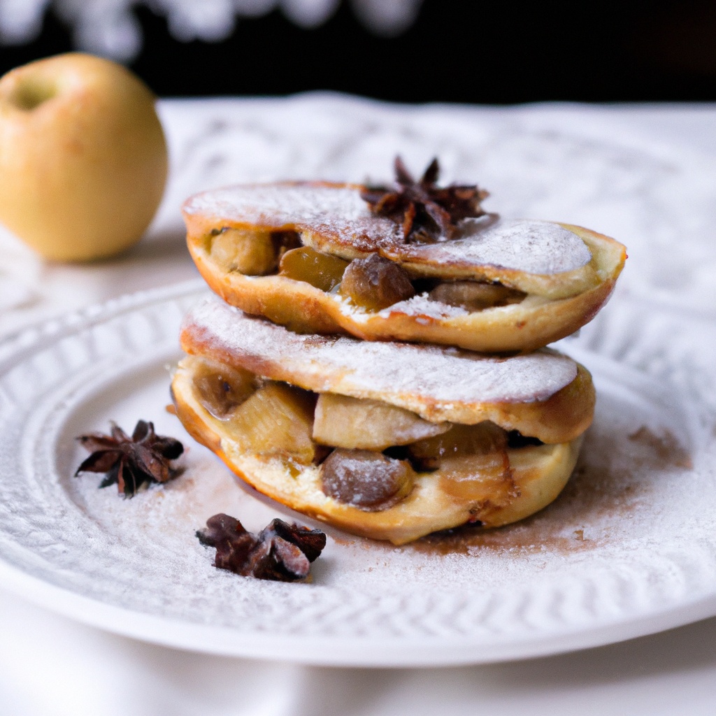 French Apple Raisin Sandwiches