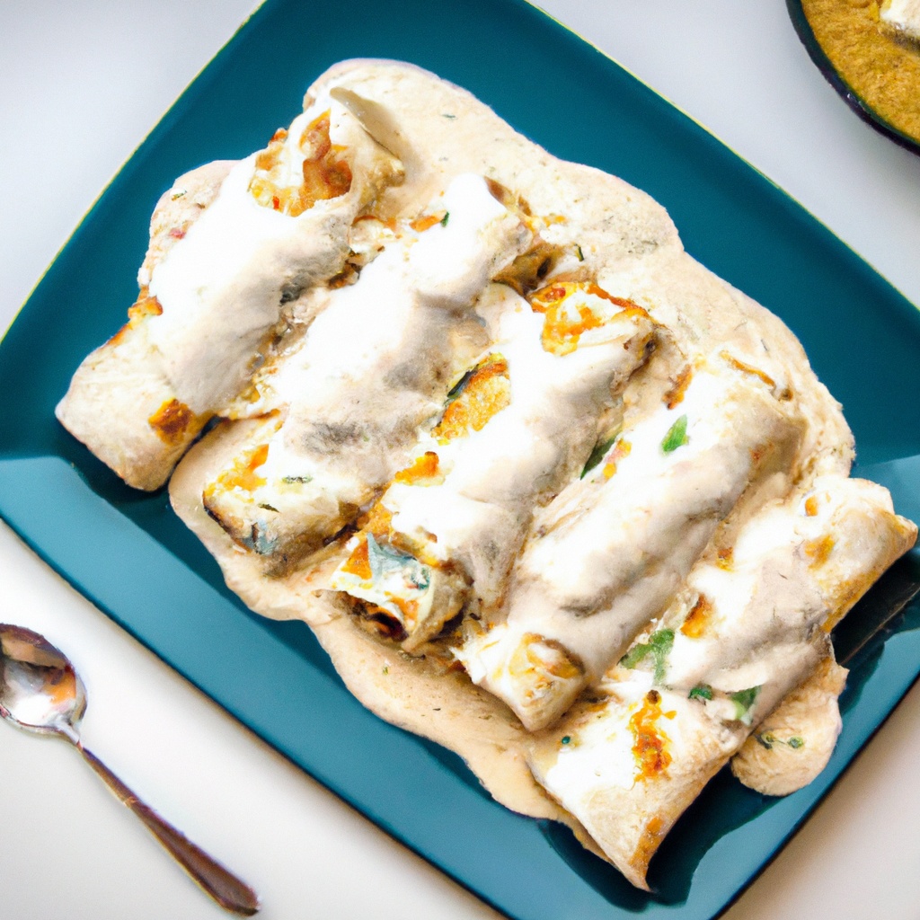 Jamie’s Sour Cream Chicken Enchiladas
