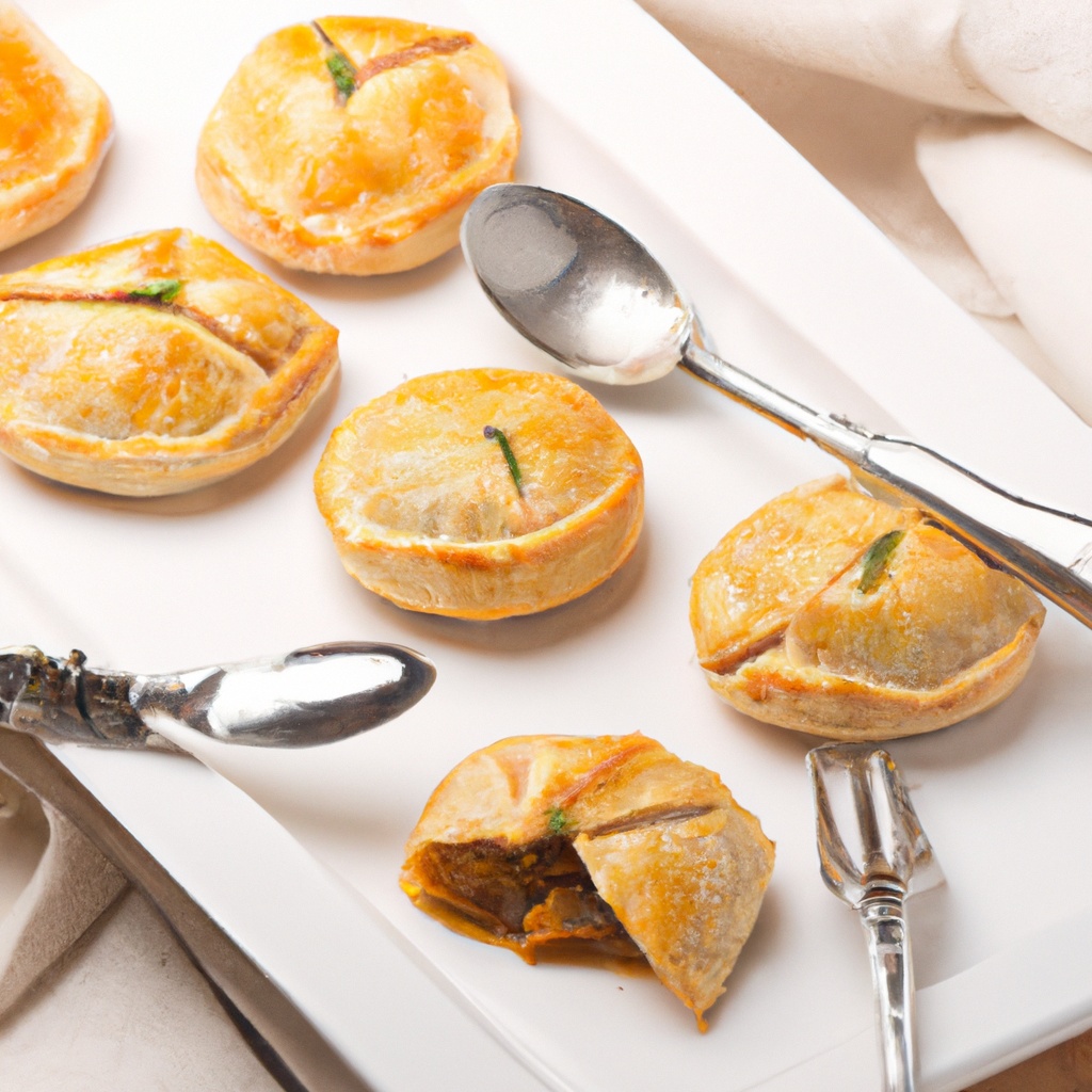 Mini Spiced Pumpkin & Pine Nut Pasties