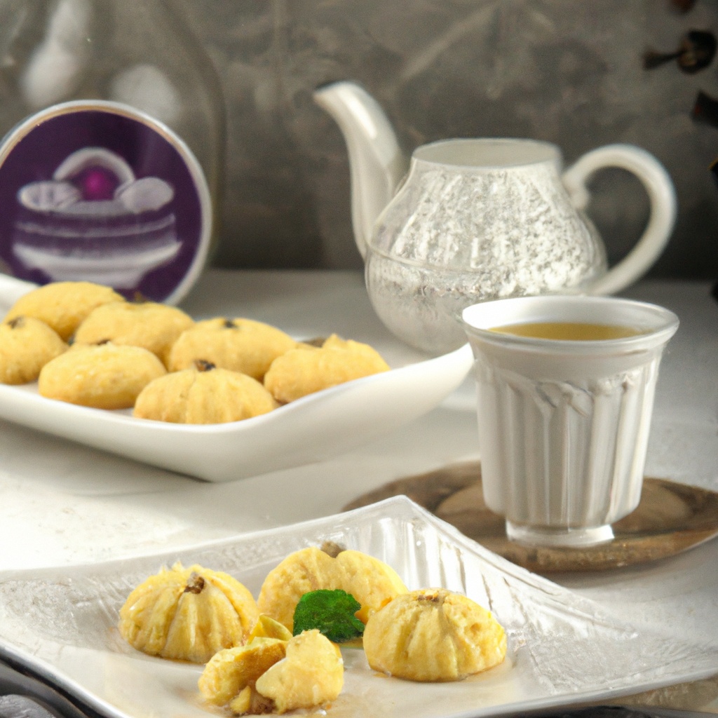 Indian Saffron Flavored Cookies ( Naankhatai )
