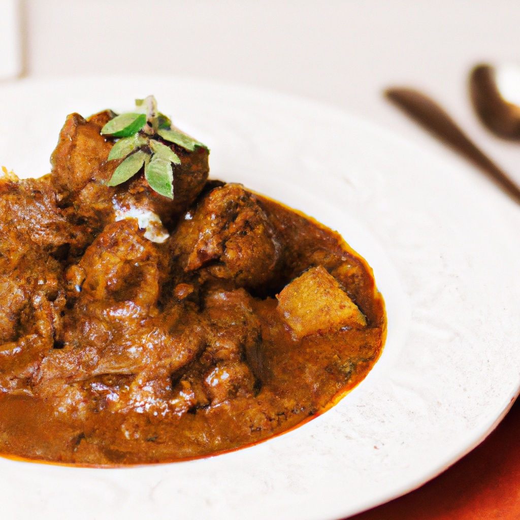 Vij’s Stewed Cinnamon Scented Goat or Lamb Curry- Adapted